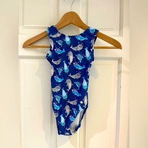 Destira narwhal leotard size small